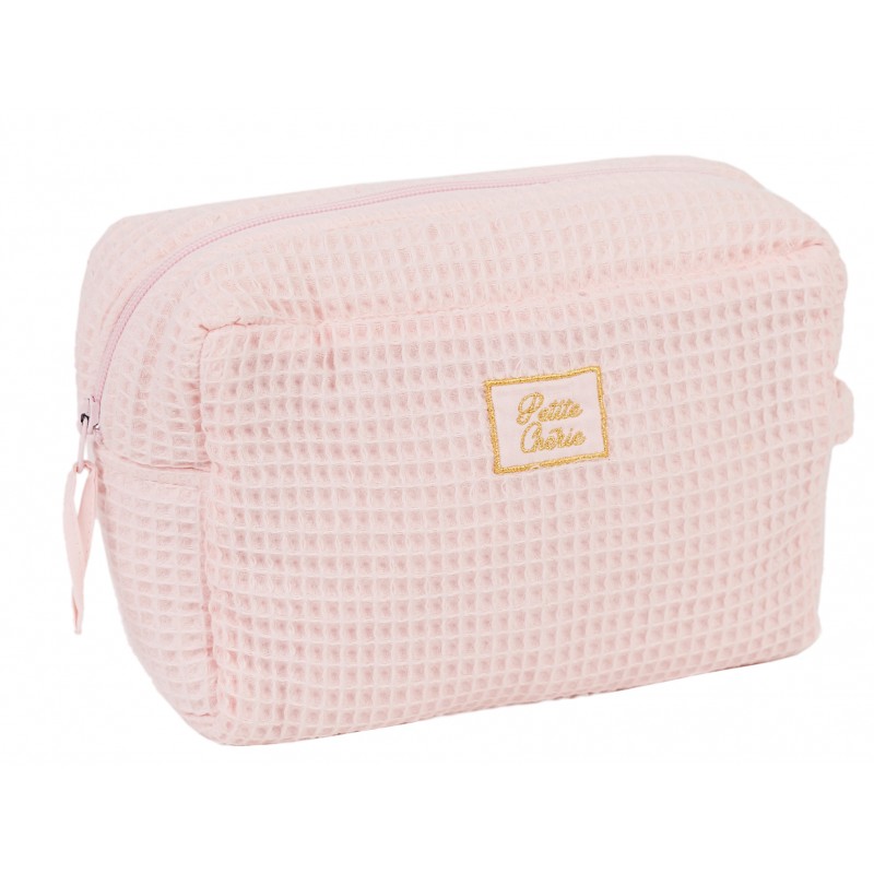 trousse-de-toilette-en-nid-d-abeille-rose-blush